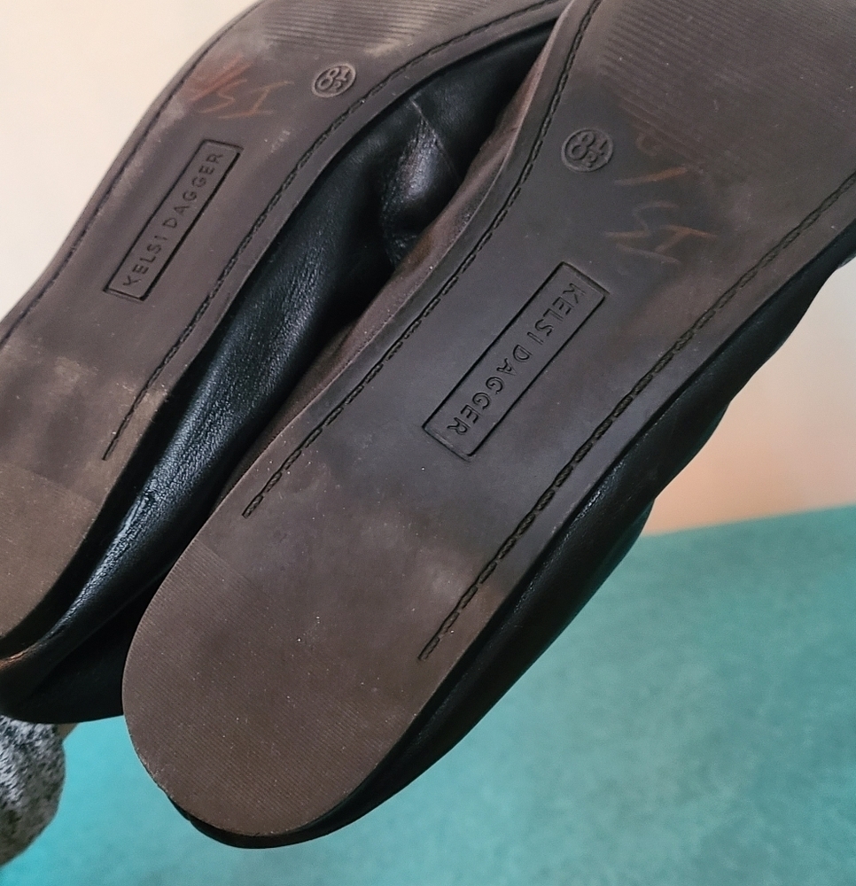Kelsi Dagger Rhinestone Toe Ballet Flats - Picture 3 of 12
